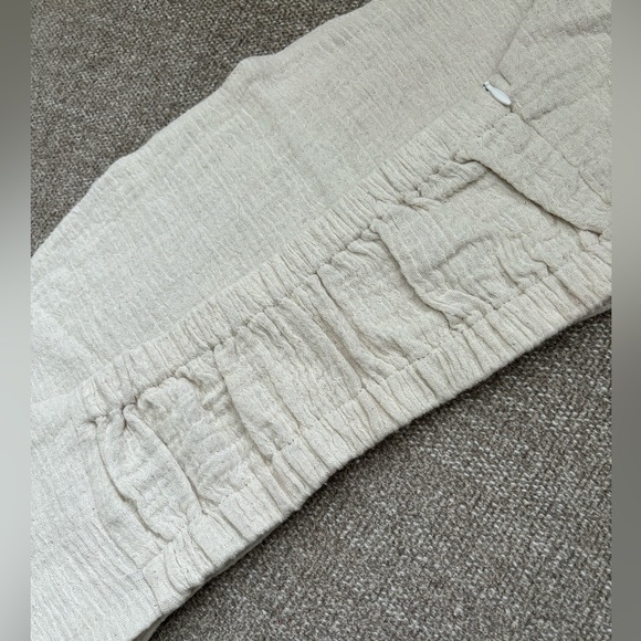 ✨BAHHGOOSE Strapless Linen Bandeau Top - Picture 4 of 11